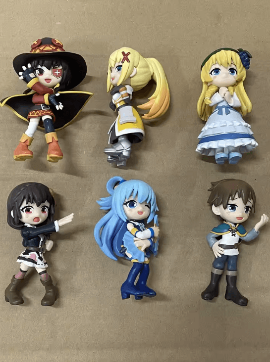 Bushiroad Chibi Mini Anime Figure Konosuba 3 Megumin Yunyun Genuine Loose Collectible